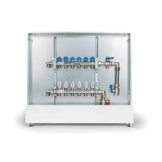 RAUTHERM Unit UP 75 HKV-D V2A 10 Kreise WMZ vertikal rechts