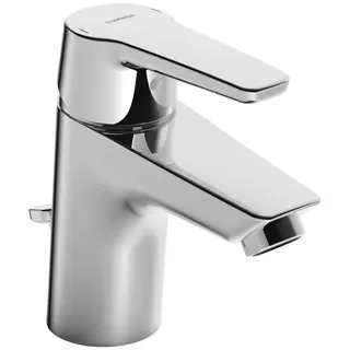 EHM Waschtisch-Batt. HANSAPOLO 5140 CU-Rohr Zugst.Ablgarn. Ausld. 103 mm DN15 chr