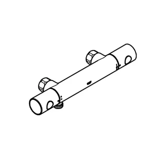 GROHE THM-Brausebatterie Grohtherm 800 C 34767 ohne Anschlüsse chrom – Bild 3