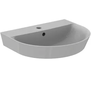 Ideal Standard Waschtisch Connect Air Arc, 1 Hahnloch, mit Überlauf, 550x460x160mm, Weiß