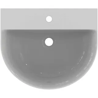 Ideal Standard Waschtisch Connect Air Arc, 1 Hahnloch, mit Überlauf, 550x460x160mm, Weiß – Bild 4