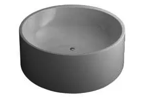 VitrA Badewanne Istanbul zylindr. 1600 mm freistehend Acryl Weiß Hochglanz – Bild 2