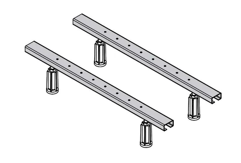 VitrA Wannenfuß-Set Zubehör universal für Bade- und Duschwannen