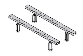 VitrA Wannenfuß-Set Zubehör universal für Bade- und Duschwannen