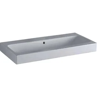 Geberit iCon Waschtisch, 90x48,5cm ohne Hahnloch, mit Überlauf, weiß – Bild 2