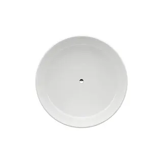 Laufen freistehende Badewanne VAL 1300x1300x550 Sentec (Mineralgusswerkstoff) weiß – Bild 2