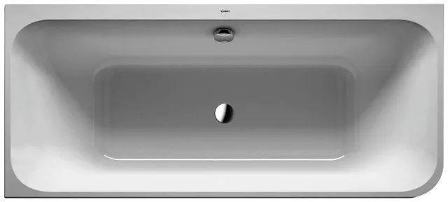Duravit Happy D.2 Badewanne 1800x800,Ecke L Angef.Acrylver.,Rückens. 2 Pos.L/R,Weiß
