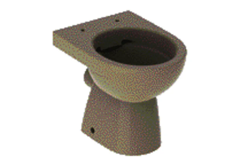 Geberit Renova Stand-WC Tiefspüler, Abg.horiz teilgeschl. Form, Rimfree, bahamabeige