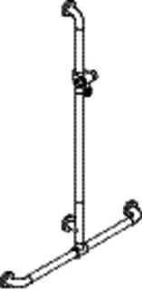 HEWI Dusch-Wannenhdl. m.Br.H.St., AM1:1250, W1:762 reinweiß – Bild 3