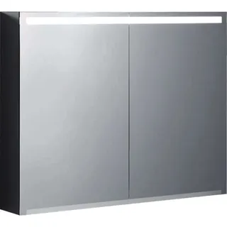 Geberit Option Spiegelschrank mit Beleuchtung zwei Türen, 90x70x15cm – Bild 2