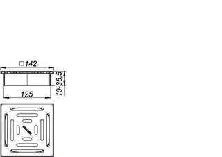 Aufsatz DallDrain Pure, 150 x 150 mm – Bild 5