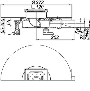 Bodenablauf DallDrain Select Plan, DN 40, 120 x 120 mm – Bild 5