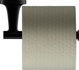 Duravit Starck T Papierrollenhalter, Schwarz Matt, 152x76x50 – Bild 2