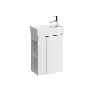 LF WTU K-LAUFEN 270x440x600 1Tür re Regal li P/P f.WT H815334 weiß matt