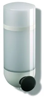 HEWI Seifenspender Sys 800 K, Halter signalweiß,Drucktaste farb. anthrazitgr