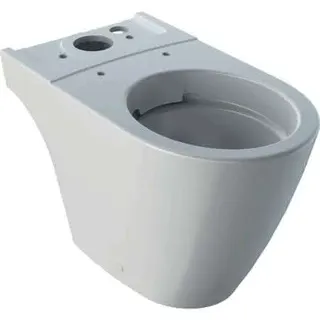 Geberit iCon Stand-WC für AP-SPK aufgesetzt Tiefspüler, Rimfree, Abg.multi, weiß – Bild 2
