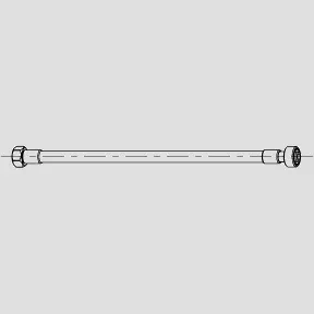 SANIT Flexibles Anschlussschlauch mit Dichtung G3/8 – Bild 2