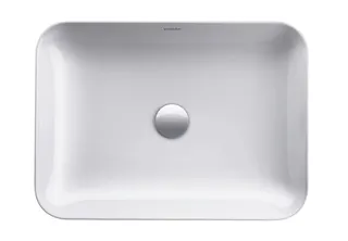 Duravit Aufsatzbecken Cape Cod 550mm Weiß o.Überlauf, o.Hahnlochbank