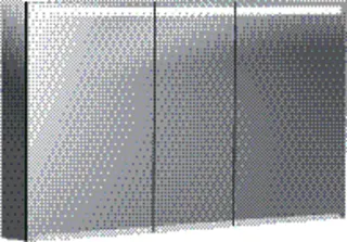 Geberit Option Spiegelschrank mit Beleuchtung drei Türen, 120x70x15cm