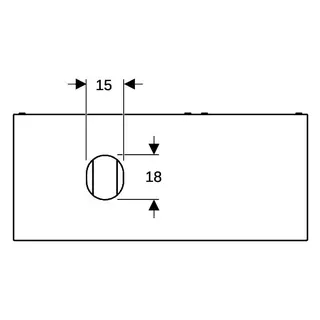 Geberit VariForm US für AS-Waschtisch, m. 3 Schubl. 120x55x51cm, Nußbaum hickory – Bild 5