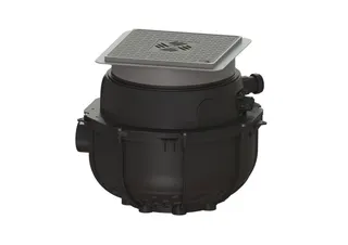 KESSEL-Hebeanlage Aqualift S Compact Mono, GTF 1200, Bodenplatte, schwarz