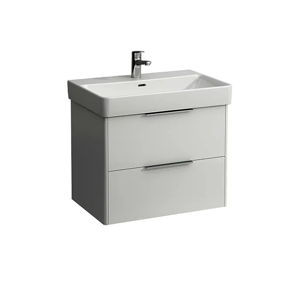 Laufen WTU BASE 438x665x515 2 Schubl m.Griff f.WT H810967 weiß glzd