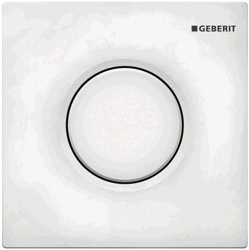Geberit BetPl. Sigma01 zu UR-Strg. mit pneumatischer Sp-Ausl. weiß-alpin