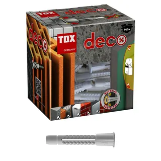 Tox Allzweckdübel Deco, Typ 6/41 KT, 016100031, Karton mit 100 Stück – Bild 3
