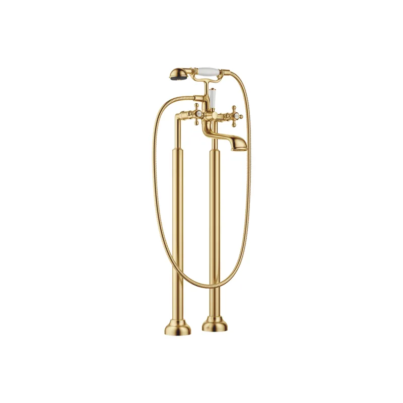 Dornbracht Wannen-2-Lochbatt. MADISON 25943360 Messing gebürstet (23kt Gold)