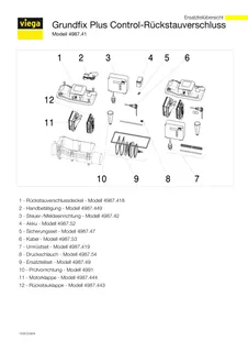 Viega Rückstausicherung Grundfix Plus 4987.41 in DN100 Kunststoff grau – Bild 5