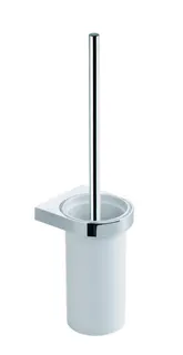 HEWI WC-Bürstengarnitur Sys 800, chrom, Kunststoff weiß