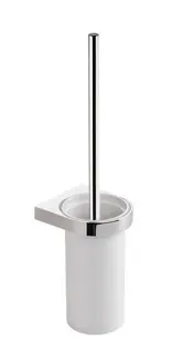 HEWI WC-Bürstengarnitur Sys 800, chrom, Kunststoff weiß – Bild 2