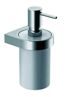 HEWI Seifensp. Kst. m. Halter Sys 800, Halter chrom, Seifensp. signalweiß