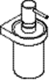 HEWI Seifensp. Kst. m. Halter Sys 800, Halter chrom, Seifensp. signalweiß – Bild 5