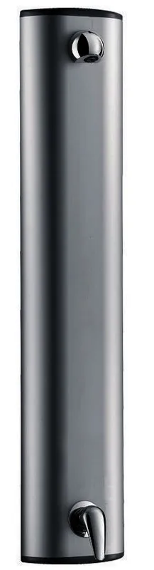 KD Duschelement Alu. mit EHM, Anschluss oben,Brausekopf 6 l/min