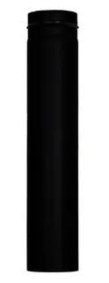 Bertrams Pelletino Rohr 500 mm lang d:80, 0,6 mm, seno schwarz