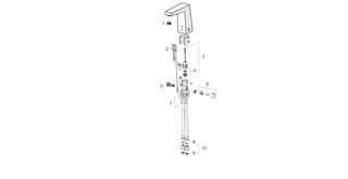 Waschtisch-Batt. HANSALOFT 5748 9/12 V, Bluetooth Ausld. 143 mm DN15 chr – Bild 4