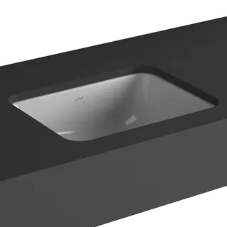 VitrA Unterbauwaschtisch S20 375 x 300 mm rechteckig Überlaufloch Weiß Hochglanz