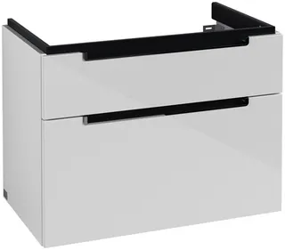 Villeroy & Boch WTUS Subway 2.0 10 787x590x449mm 2 Ausz. Waschtisch m.tig Glossy White – Bild 2