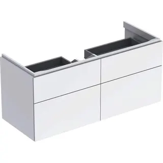 Geberit Xeno2 Unterschrank f. Waschtisch m. B:120cm m. 4 Schubl., 117,4x53x46,2cm, weiß – Bild 2