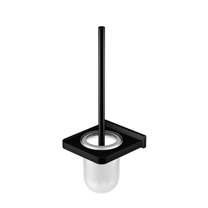 Steinberg Bürstengarnitur mit Glas 450 2901 S, matt black