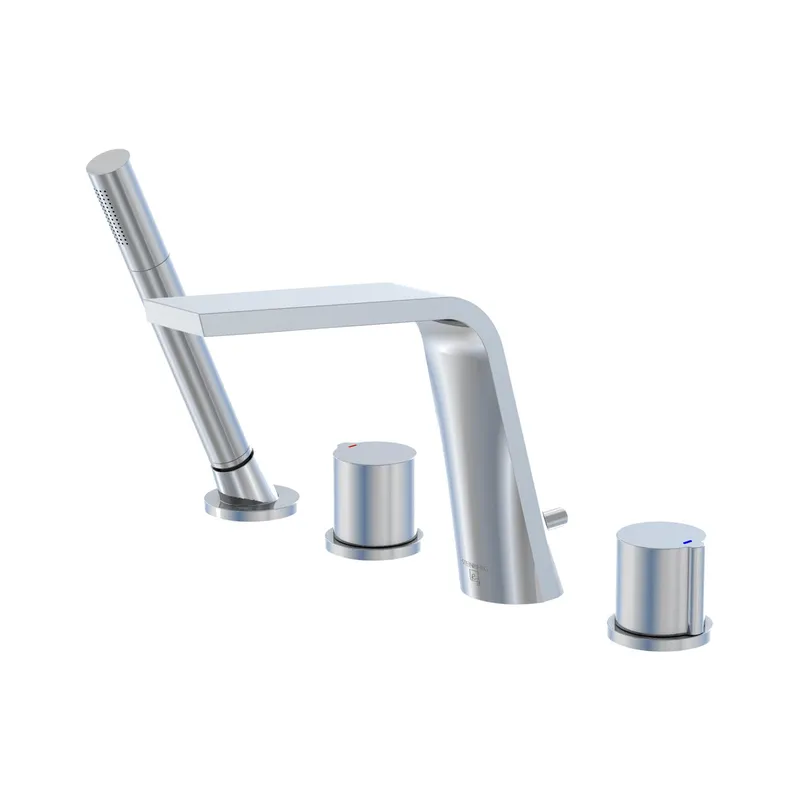 Steinberg 4-Loch Wannenrand-Armatur 260 2400, chrom