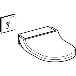 Geberit AquaClean Tuma Comfort WC-Aufsatz Spezialanfertigung weiß – Bild 3