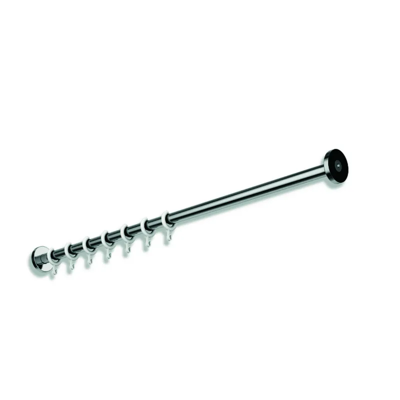 HEWI VH-Stange, d:25, L:2000, 20 Ringe, chrom
