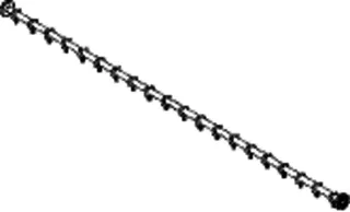 HEWI VH-Stange, d:25, L:2000, 20 Ringe, chrom – Bild 3