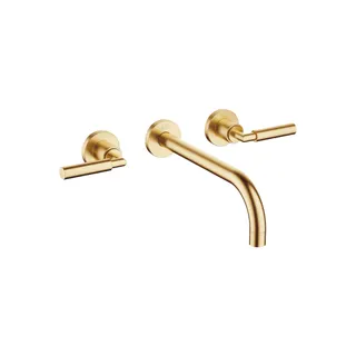 Dornbracht Waschtisch-Wandbatt. ohne Ablaufgarnitur TARA 36717882 Messing gebürstet (23kt Gold)
