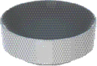 Geberit VariForm Aufsatzwaschtisch, rund d: 40cm, o. Hl, ohne Überlauf, weiß