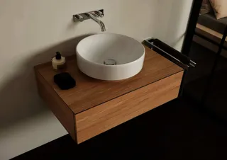 Geberit VariForm Aufsatzwaschtisch, rund d: 40cm, o. Hl, ohne Überlauf, weiß – Bild 3