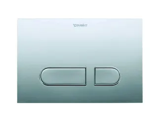 Duravit DuraSys A1 Betät.-Pl.mech. f. WC Dual Flush,Aufgesetzt/Fächenb.,Chrom HG – Bild 2