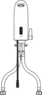 Armatur Saniline Dolphin 2 Kalt-/Warmwasser Netz – Bild 2